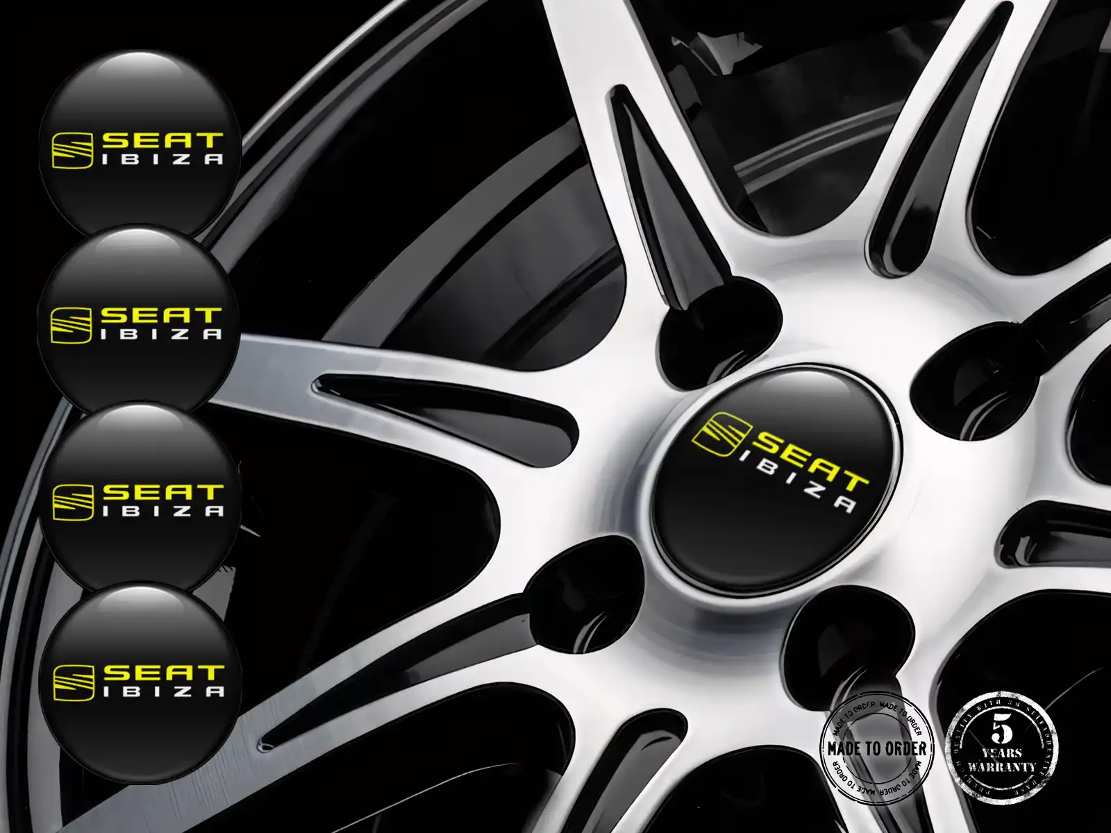 Seat Felgendekor Stil Premium-Dome-Ausgabe